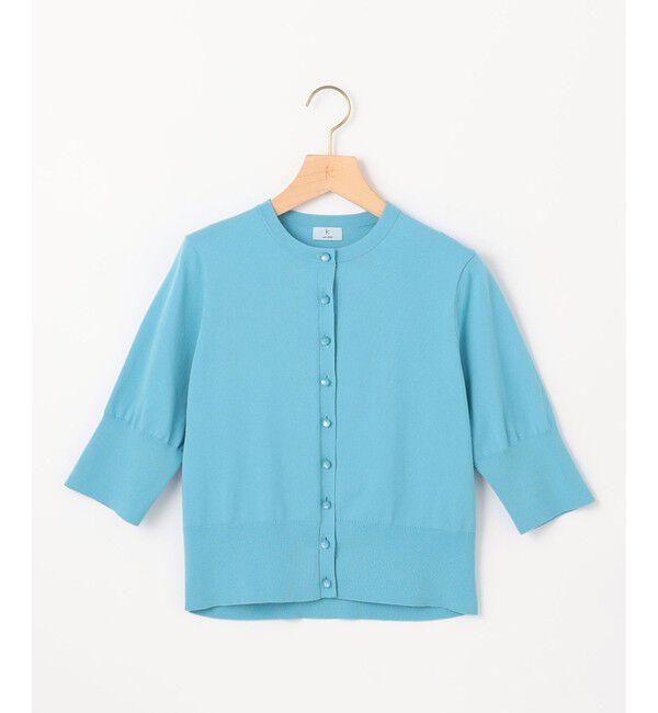 組曲「【洗える・6色展開】CANDYボタン 半袖カーディガン」|カーディガン|