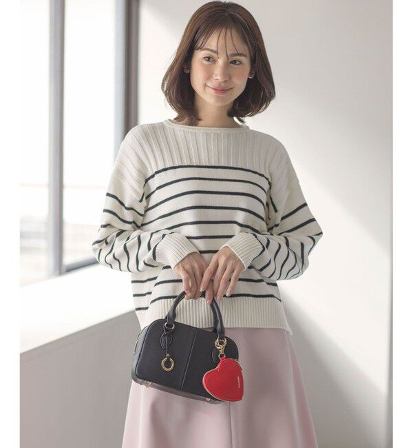 組曲「華奢見え パネルボーダーニット」|ニット・セーター|