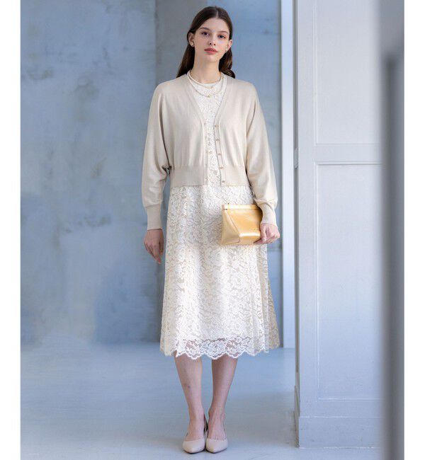 23区「【APPLAUDIR】コンパクト ドルマンスリーブ ラメカーディガン」|カーディガン|