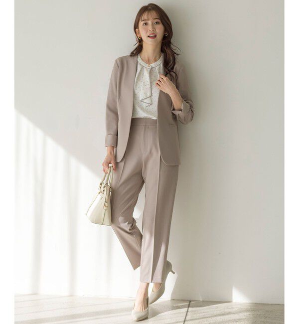 ANY SIS「【洗える】バイカラーラッフルボウ ブラウス」|シャツ・ブラウス|