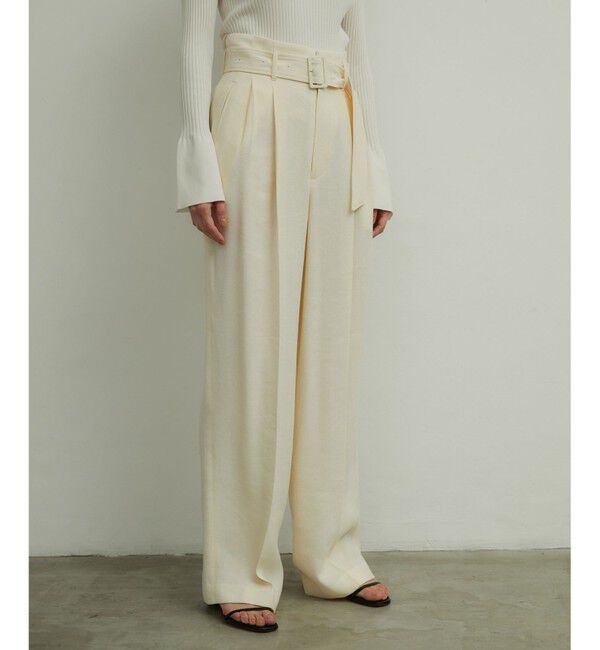 BEIGE,「PAUL / ワイドパンツ」|その他|Ecru