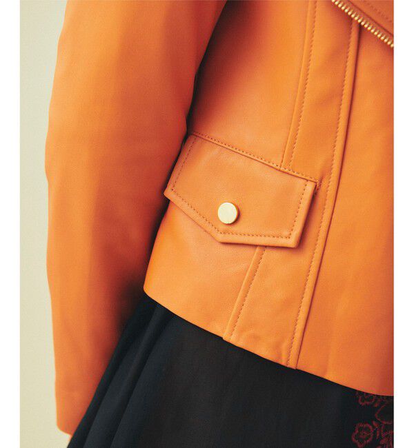 GRACE CONTINENTAL「ジップライダースジャケット」|ライダースジャケット|