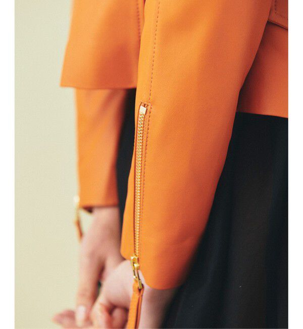 GRACE CONTINENTAL「ジップライダースジャケット」|ライダースジャケット|