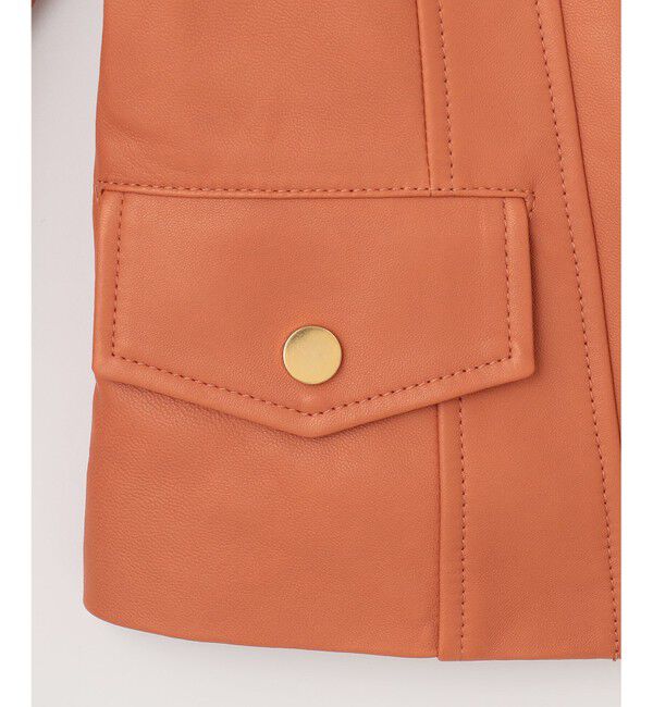 GRACE CONTINENTAL「ジップライダースジャケット」|ライダースジャケット|