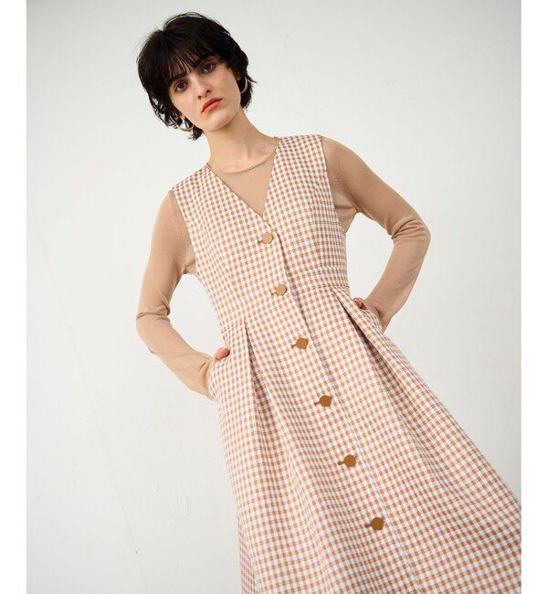 Diagram「チェックジャンパースカート」|ジャンパースカート|