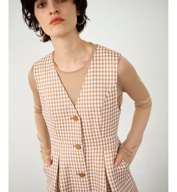 Diagram「チェックジャンパースカート」|ジャンパースカート|