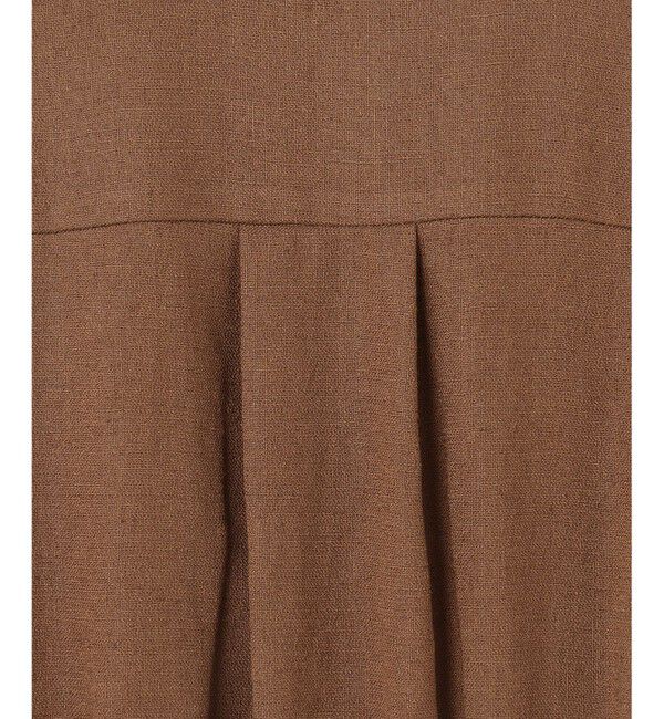 Grace Class「リネンタッチサファリドレス」|ワンピース|