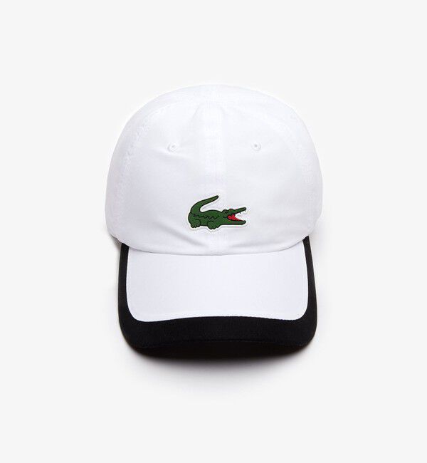 LACOSTE「ワニロゴパッチ6パネルスポーツキャップ」|キャップ・キャスケット|