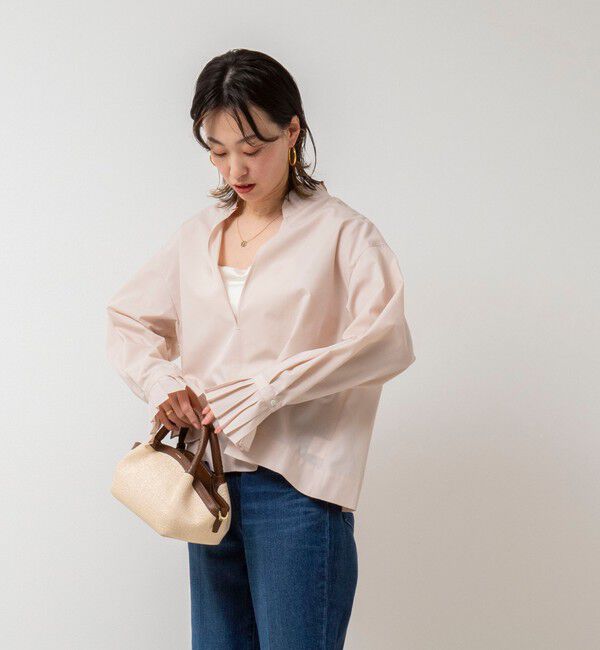 NOLLEY'S「フリル襟プルオーバーシャツ」|シャツ・ブラウス|