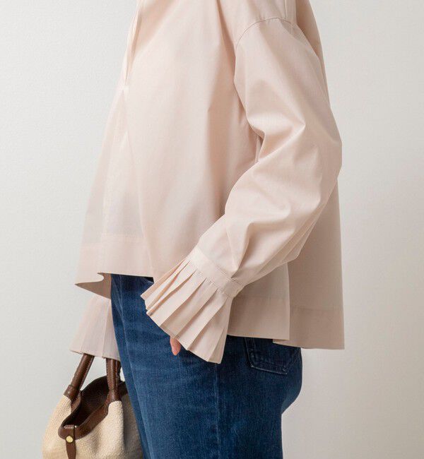 NOLLEY'S「フリル襟プルオーバーシャツ」|シャツ・ブラウス|