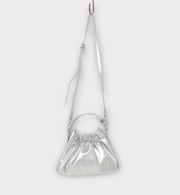 fredy emue「ギャザー三角ワンハンドルバッグ」|ショルダー・メッセンジャー|