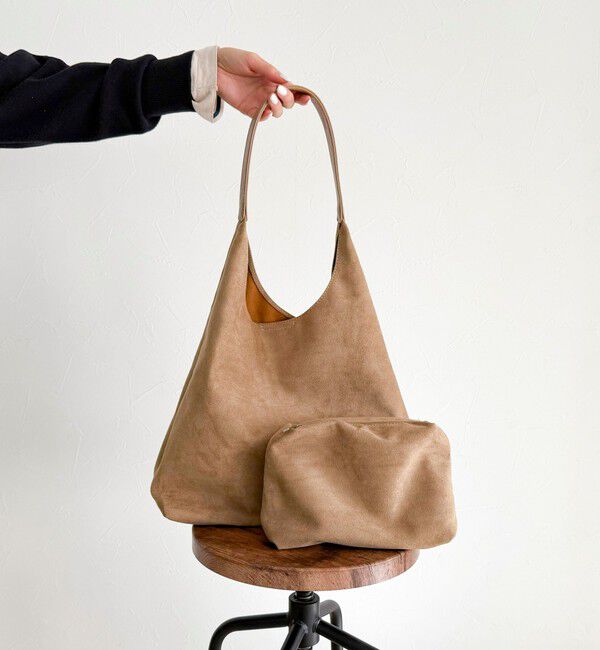 fredy emue「フェイクスエードトライアングルバッグ」|トートバッグ|