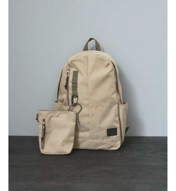 SALON adam et rope'「【WEB限定】[ショルダーバッグ付き・ユニセックスで使える・軽量・A4対応・大容量]バッグパック 4」|リュック|生成メイン