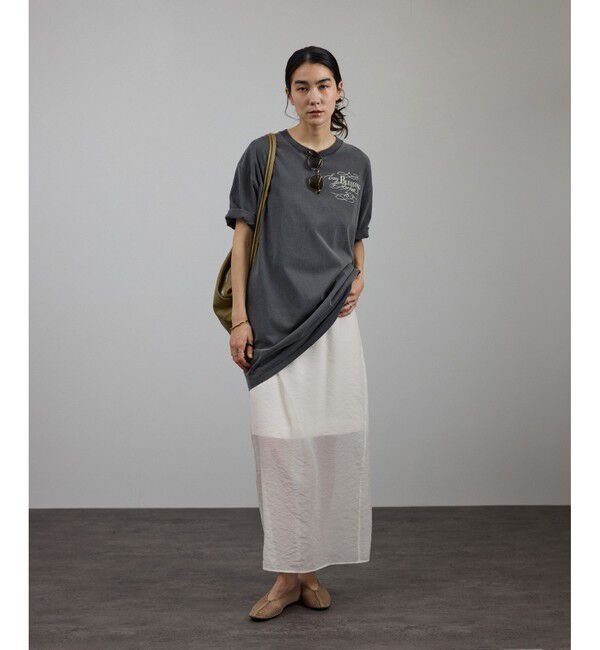 SALON adam et rope'「ビンテージライクパルファムプリントビッグTシャツ」|Tシャツ・カットソー|