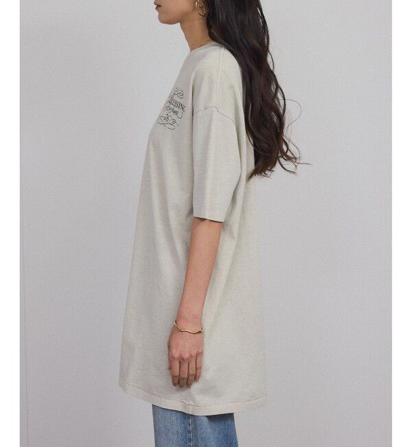 SALON adam et rope'「ビンテージライクパルファムプリントビッグTシャツ」|Tシャツ・カットソー|