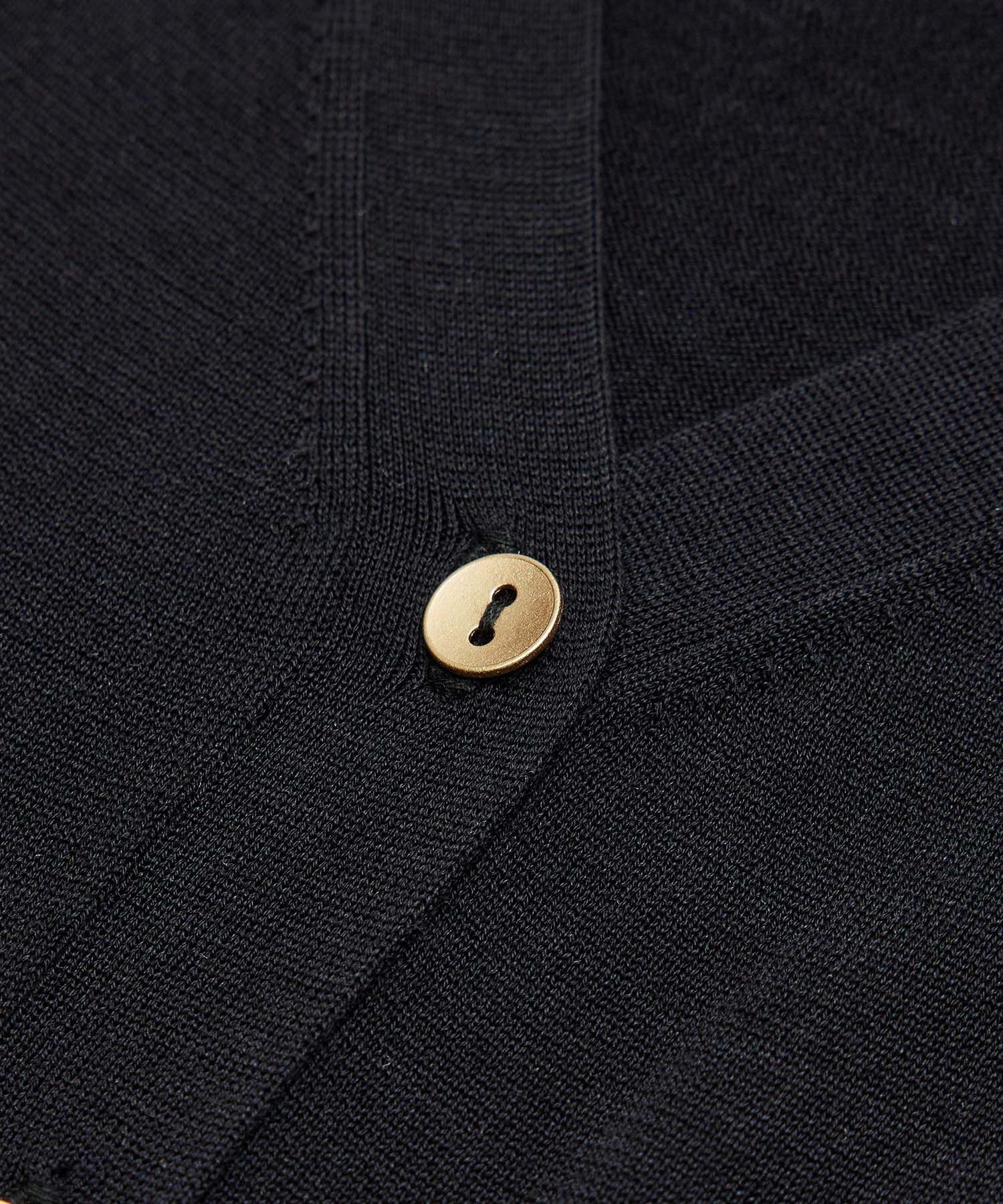 ROPE「【スキンニット】Vネックシルク100％カーディガン」|カーディガン|