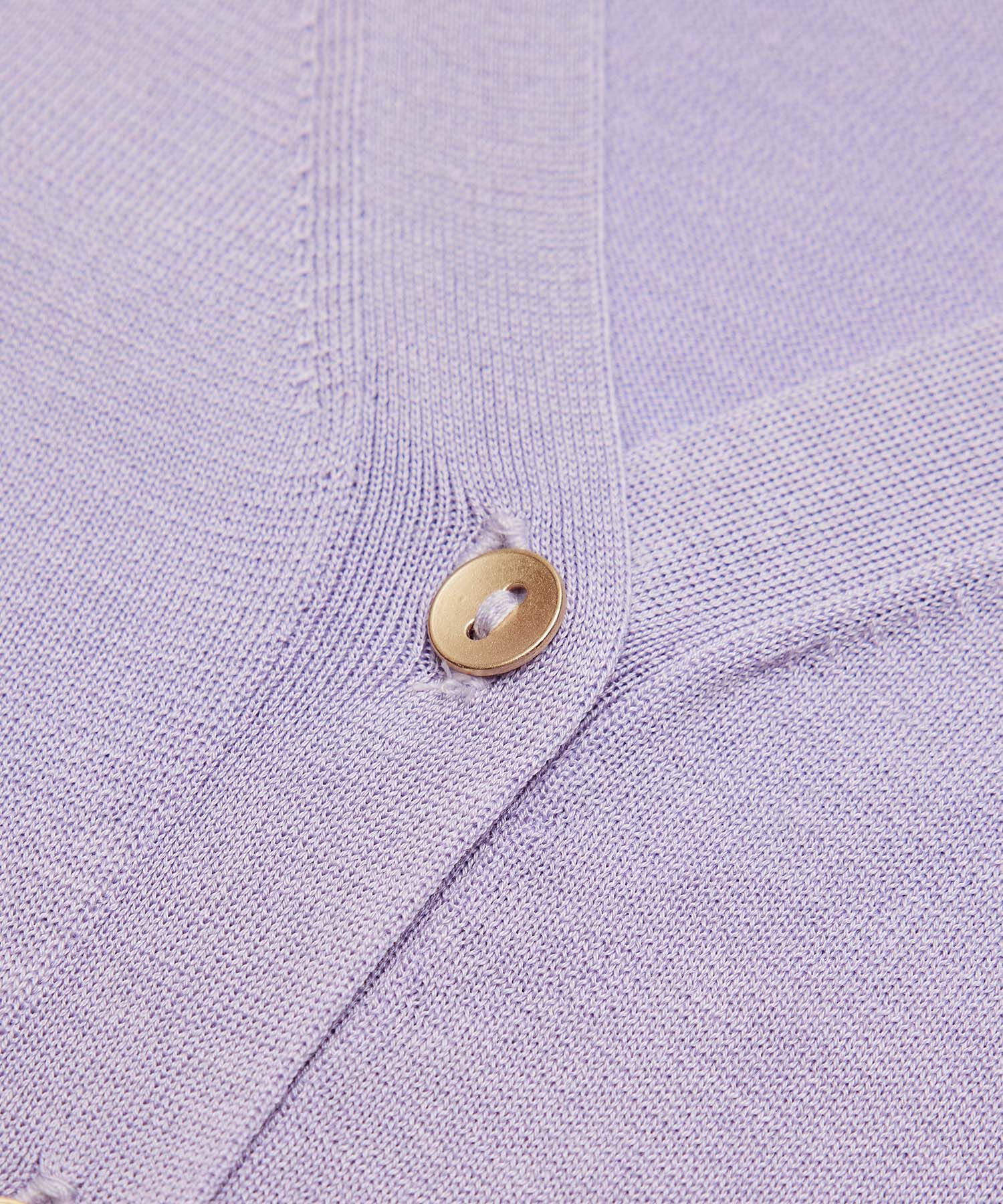 ROPE「【スキンニット】Vネックシルク100％カーディガン」|カーディガン|