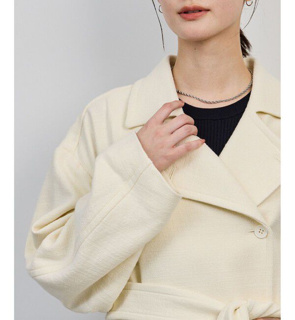 ROPE「MANTECO(マンテコ) コットンライトショートトレンチコート」|トレンチコート|