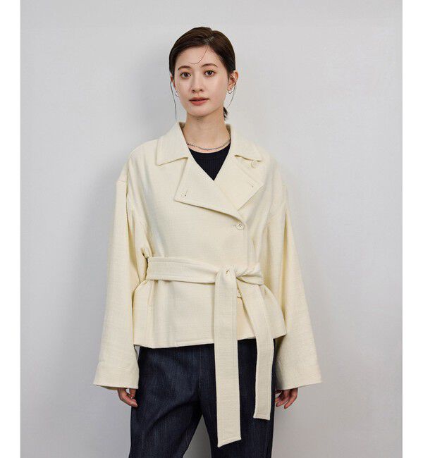 ROPE「MANTECO(マンテコ) コットンライトショートトレンチコート」|トレンチコート|
