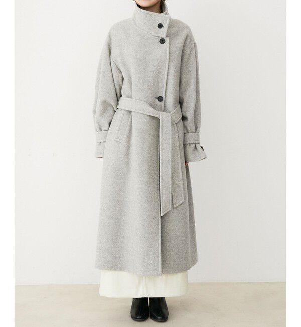 VIS「【静電気防止】2WAY毛混シャギーロングコート」|その他|