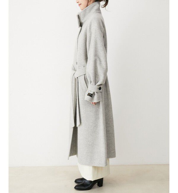 VIS「【静電気防止】2WAY毛混シャギーロングコート」|その他|