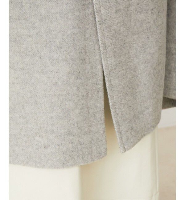 VIS「【静電気防止】2WAY毛混シャギーロングコート」|その他|