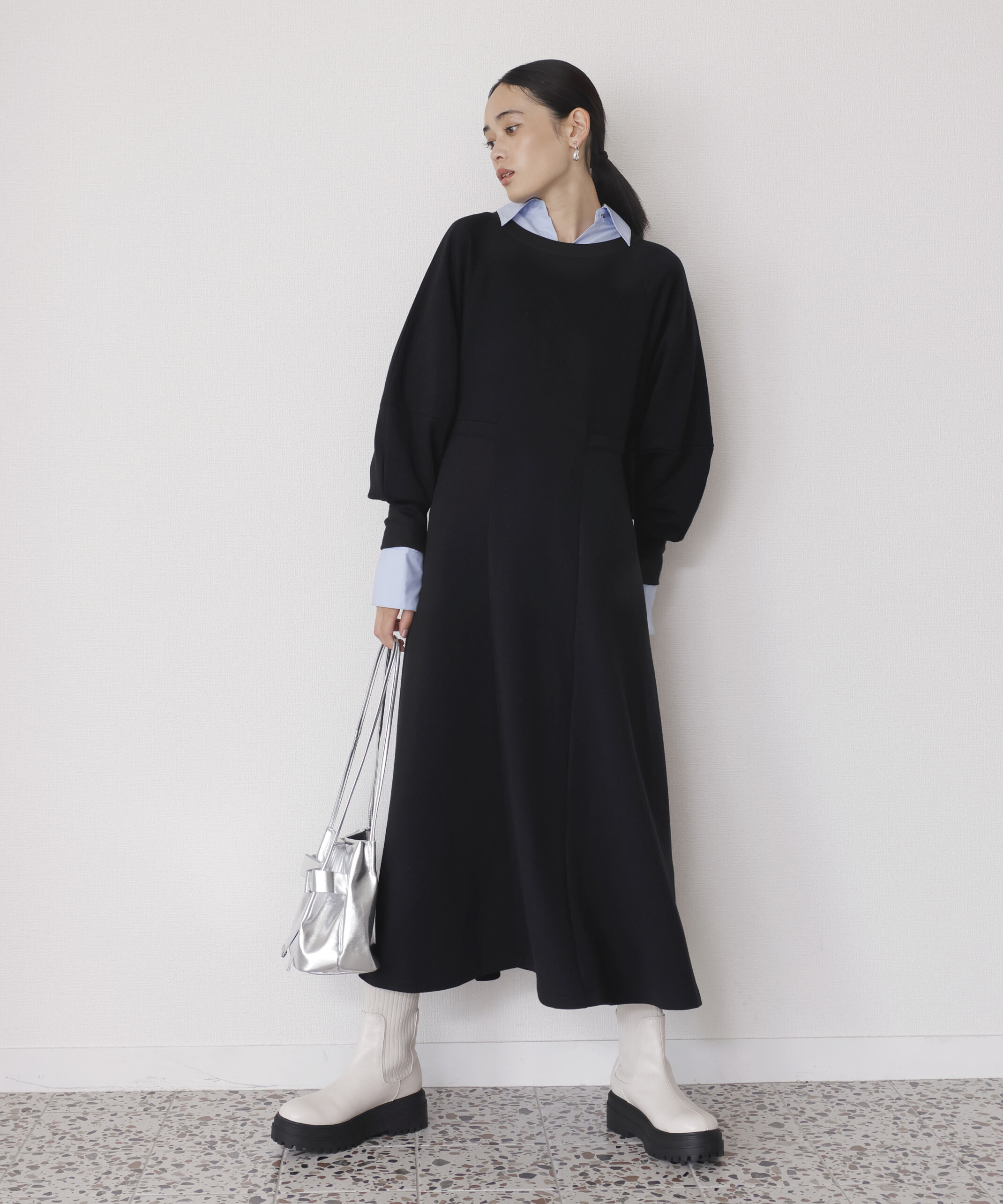 VIS「【ハンドルの長さ調節が出来る】リボンミニトートバック」|ショルダー・メッセンジャー|