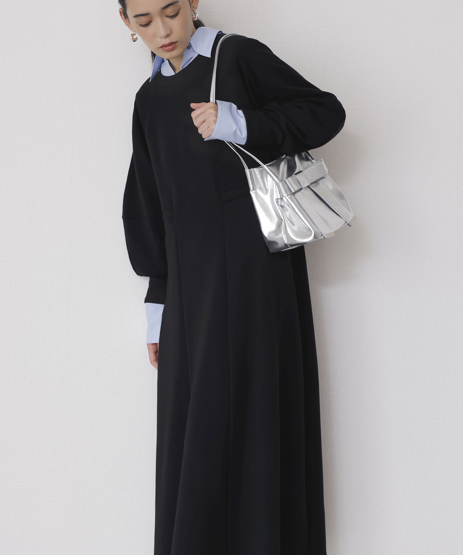 VIS「【ハンドルの長さ調節が出来る】リボンミニトートバック」|ショルダー・メッセンジャー|