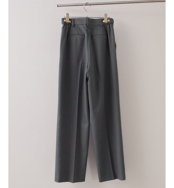 VIS「【美easy】コンフォートストレートワイドパンツ/イージーケア・UVケア・セットアップ対応」|チノ|