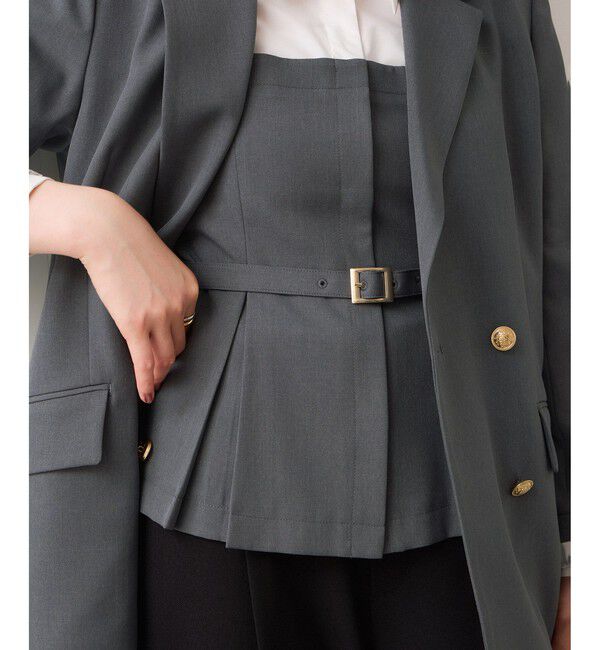 VIS「美easyコンフォートボウタイドッキングシャツ/イージーケア・2WAY」|シャツ・ブラウス|