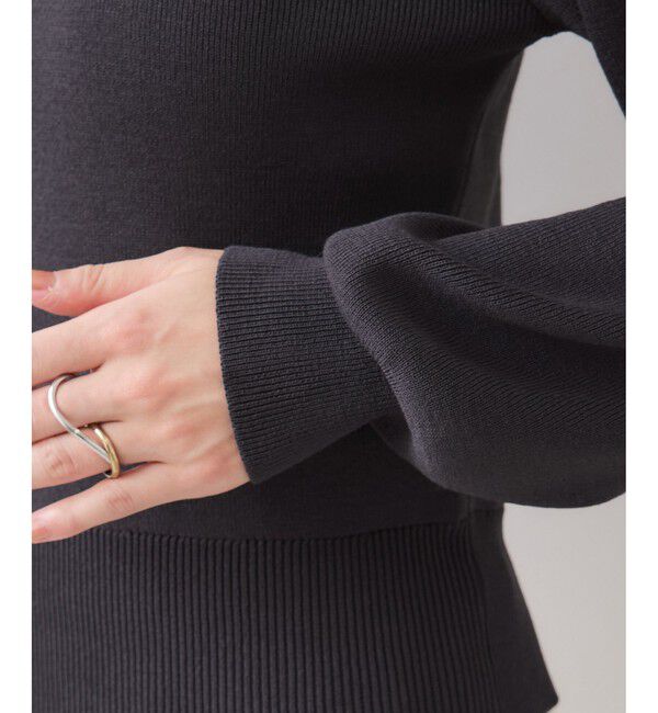 VIS「レースカラーニットプルオーバー/イージーケア」|ニット・セーター|