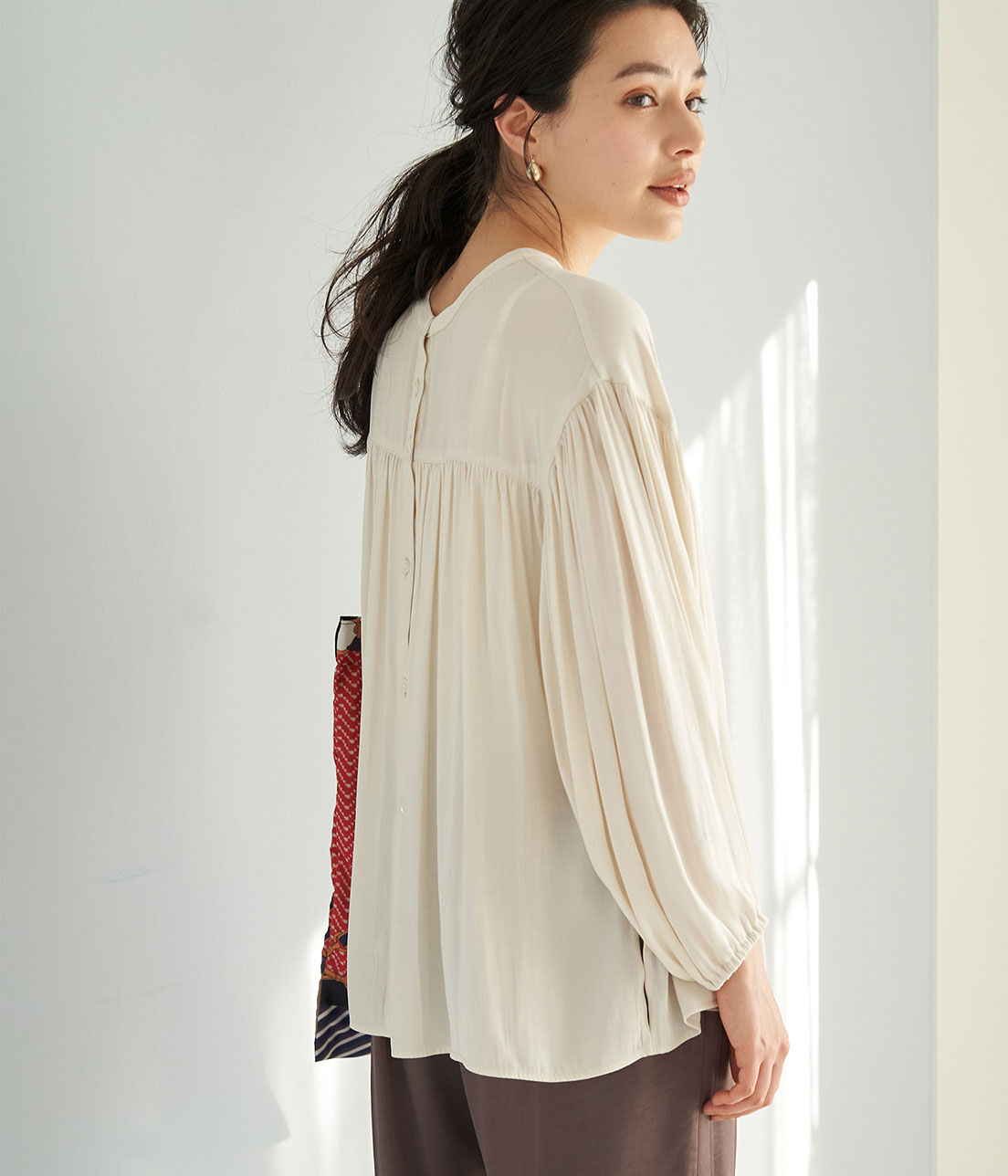 Rope&rsquo;Picnic「【emur】【2WAY】ボリューム袖ブラウス」|シャツ・ブラウス|