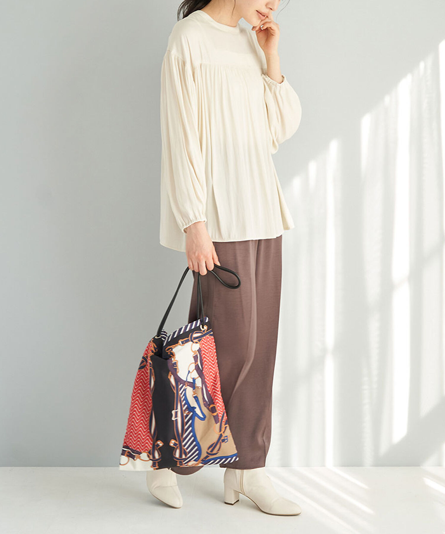 Rope&rsquo;Picnic「【emur】【2WAY】ボリューム袖ブラウス」|シャツ・ブラウス|