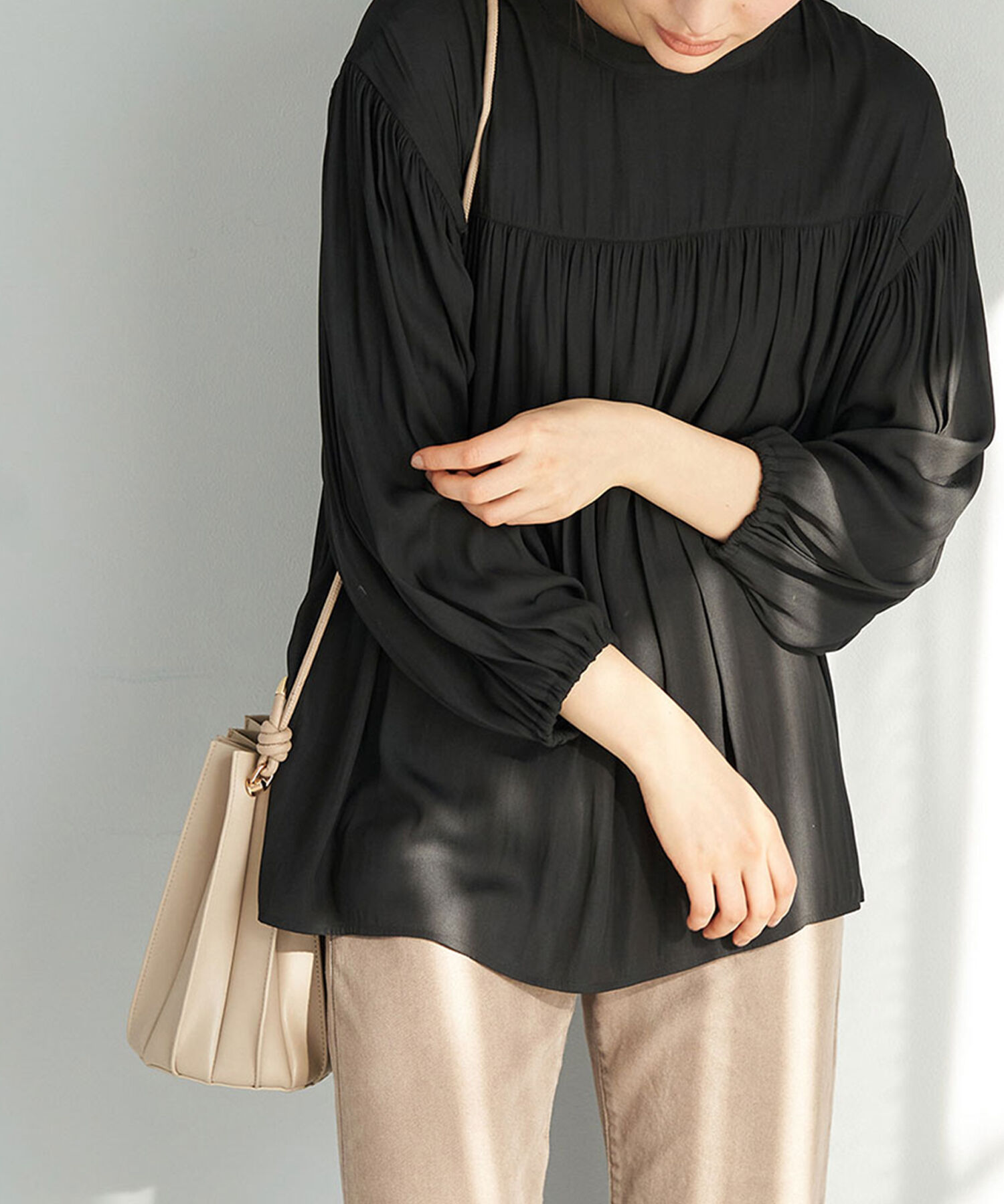 Rope&rsquo;Picnic「【emur】【2WAY】ボリューム袖ブラウス」|シャツ・ブラウス|