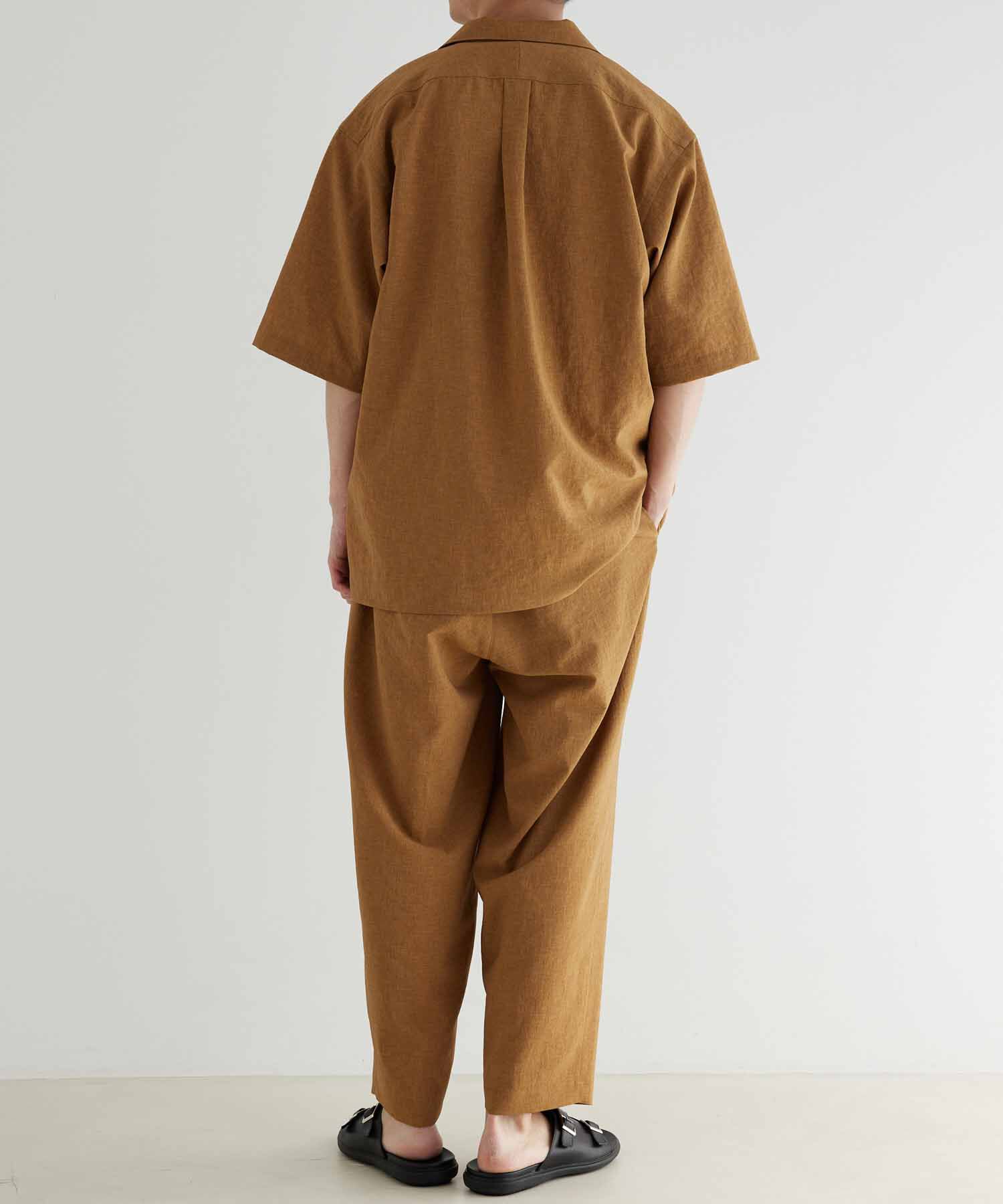 ADAM ET ROPE'「接触冷感 ワイド テーパード アンクルパンツ/イージーケア/吸水速乾」|その他|