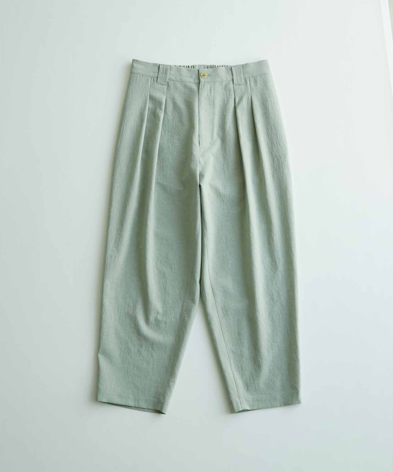 ADAM ET ROPE'「接触冷感 ワイド テーパード アンクルパンツ/イージーケア/吸水速乾」|その他|