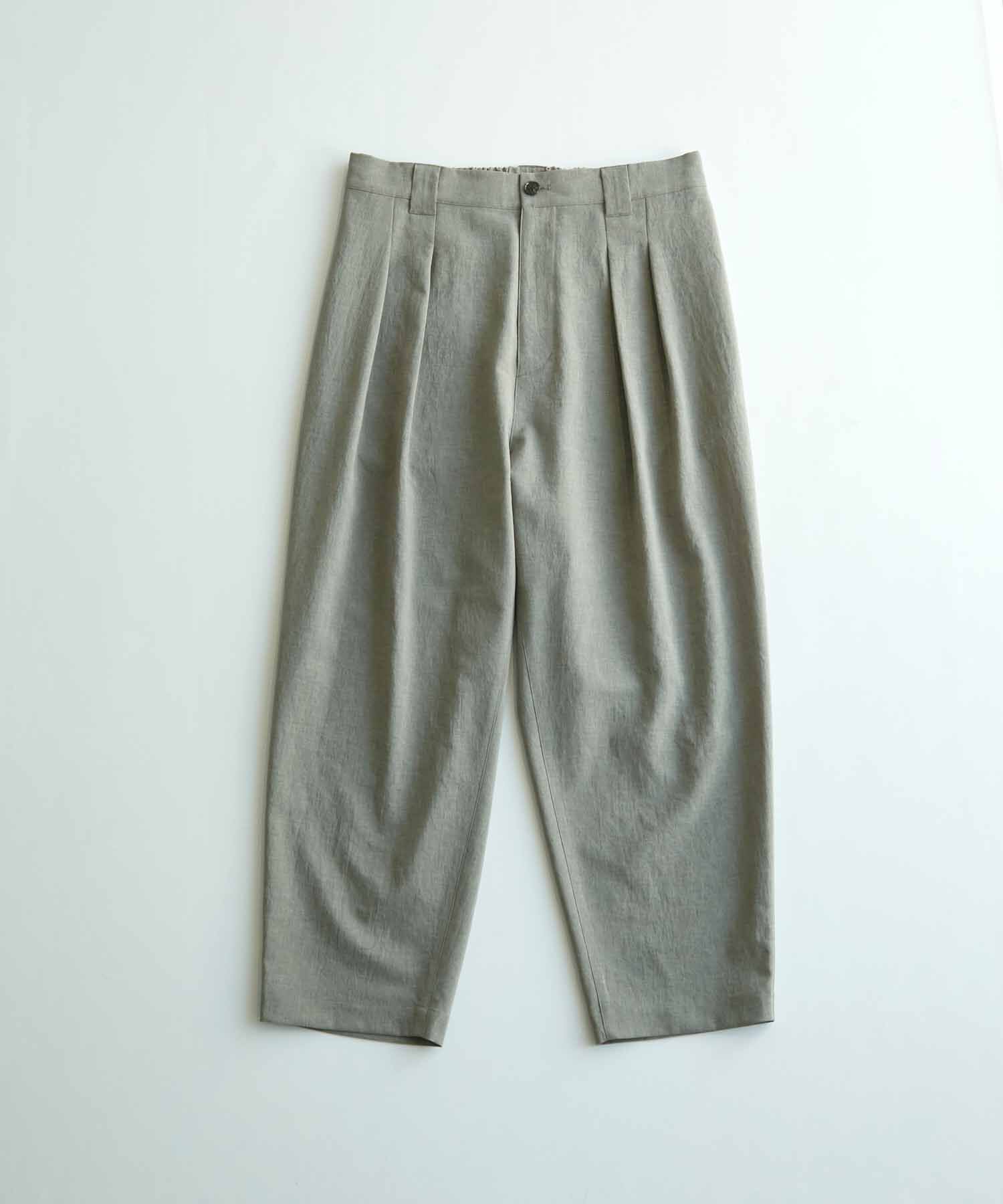 ADAM ET ROPE'「接触冷感 ワイド テーパード アンクルパンツ/イージーケア/吸水速乾」|その他|