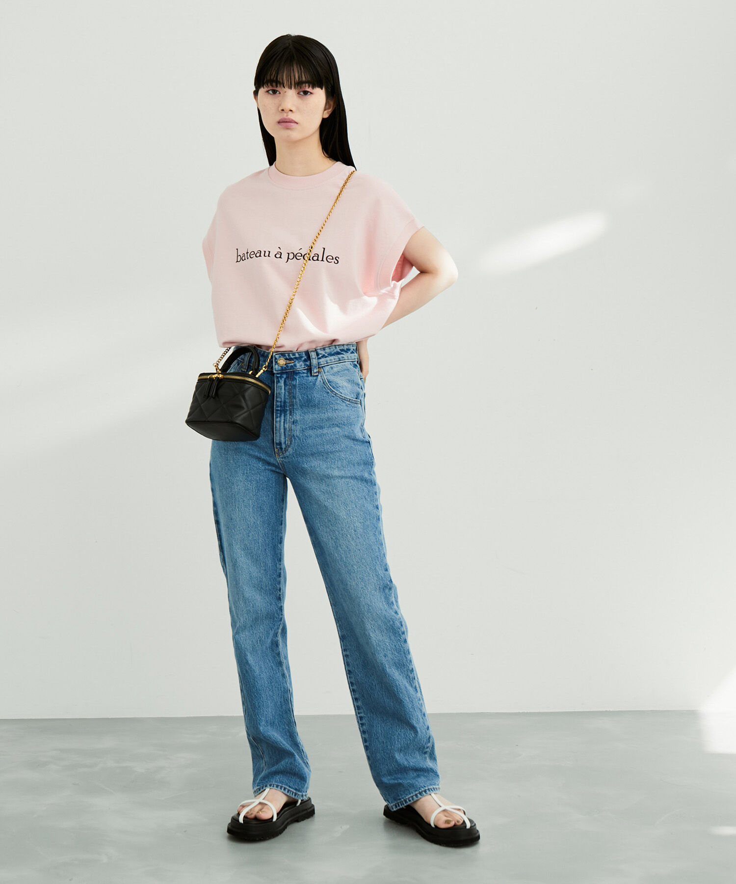 ADAM ET ROPE'「キルティングMINIバニティーバッグ」|ショルダー・メッセンジャー|