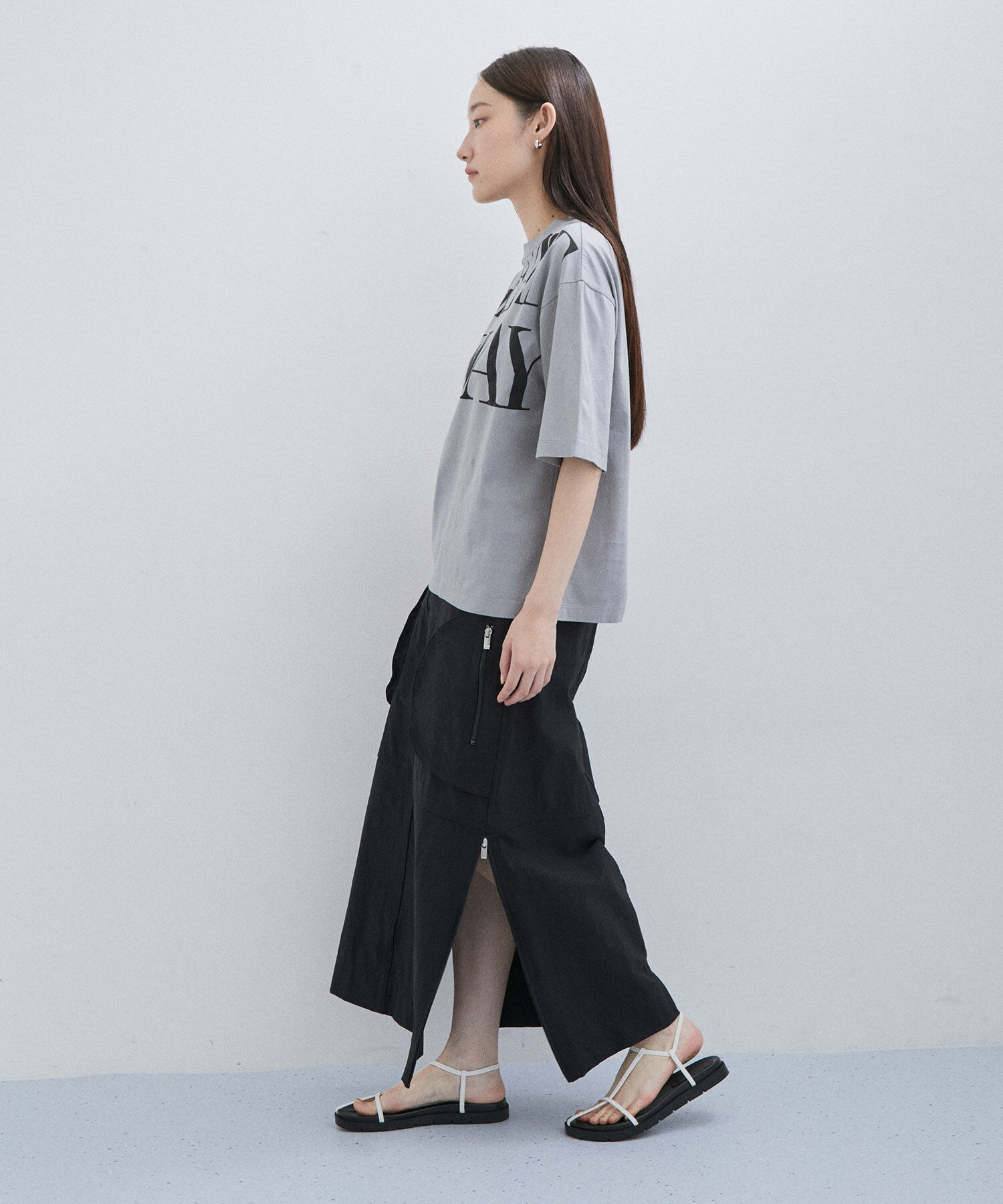 ADAM ET ROPE'「【UVカット】ポケットワークスカート」|スカート|