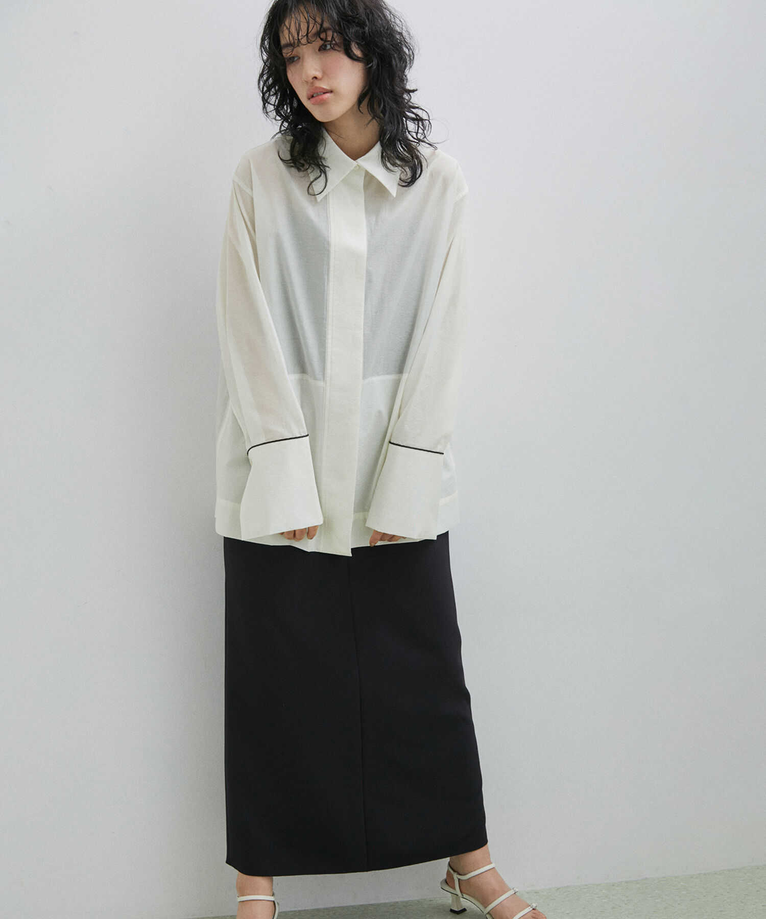 ADAM ET ROPE'「BOXシルエットシャツ」|シャツ・ブラウス|