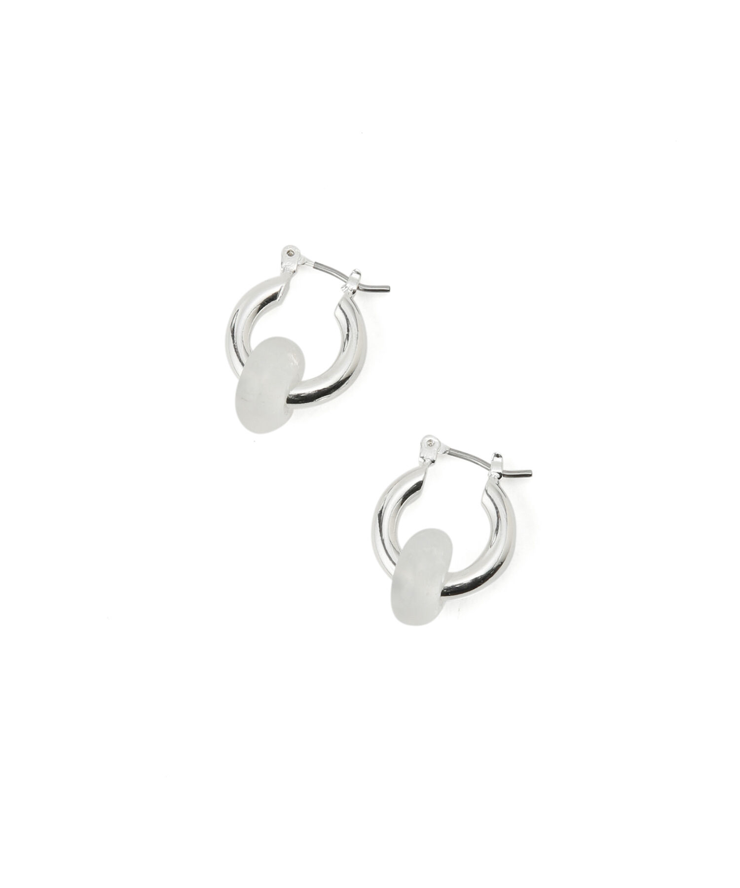 ADAM ET ROPE'「【LES BIJOUX】カラーリングフープピアス」|ピアス|