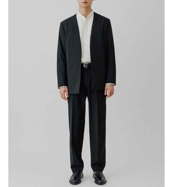 ADAM ET ROPE'「ルームジャケット / セットアップ対応」|ノーカラージャケット|