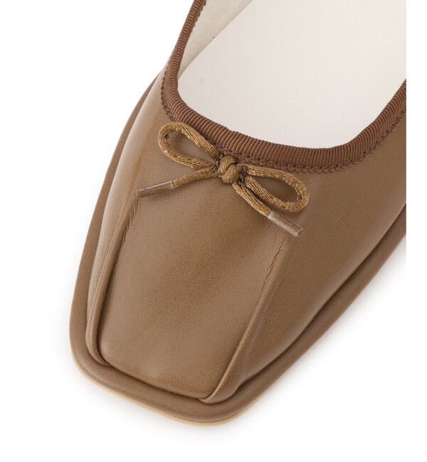 ADAM ET ROPE'「タックバレエシューズ」|バレエシューズ|