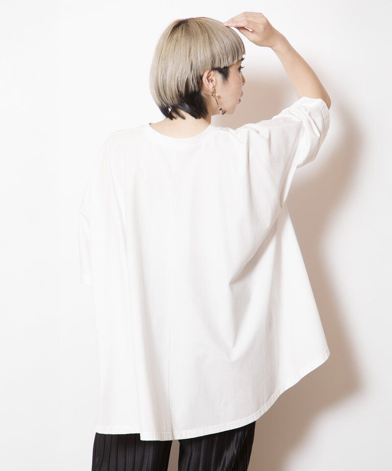  「バックフレアーTシャツ」|Tシャツ・カットソー|