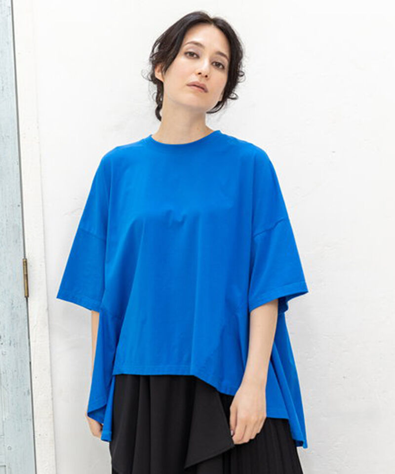  「バックフレアーTシャツ」|Tシャツ・カットソー|BLUE