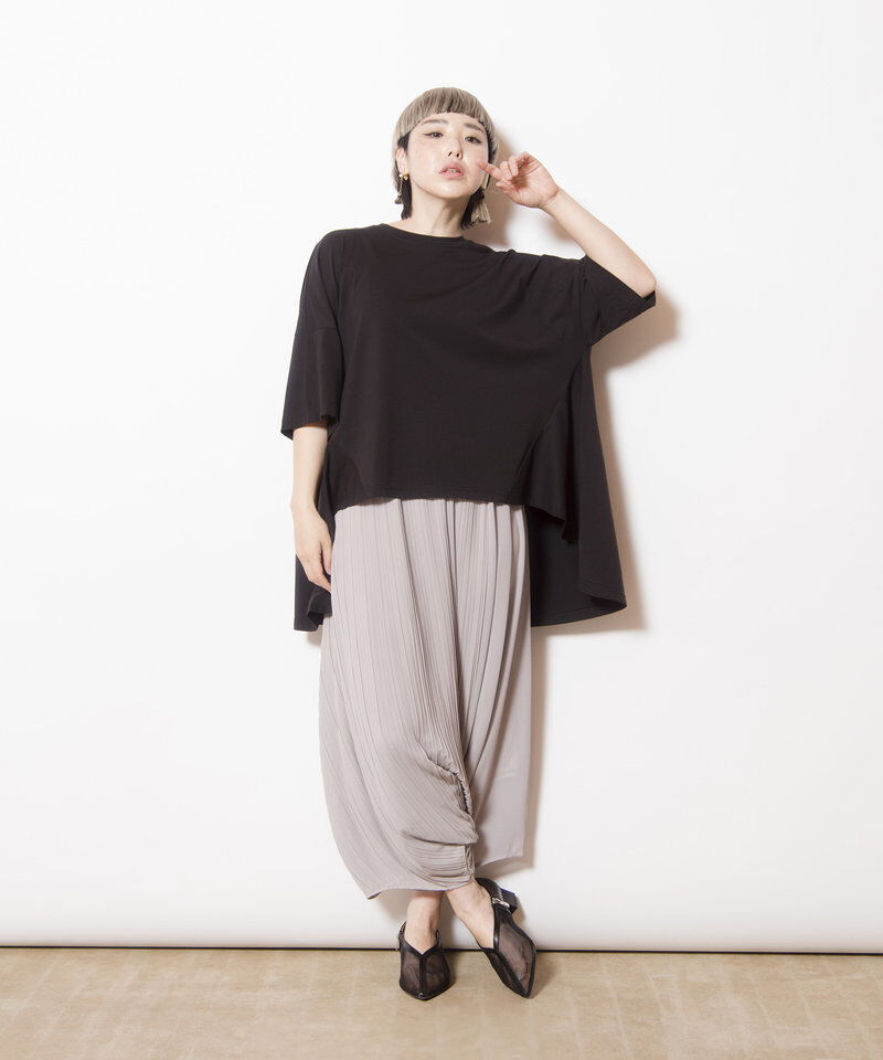  「バックフレアーTシャツ」|Tシャツ・カットソー|