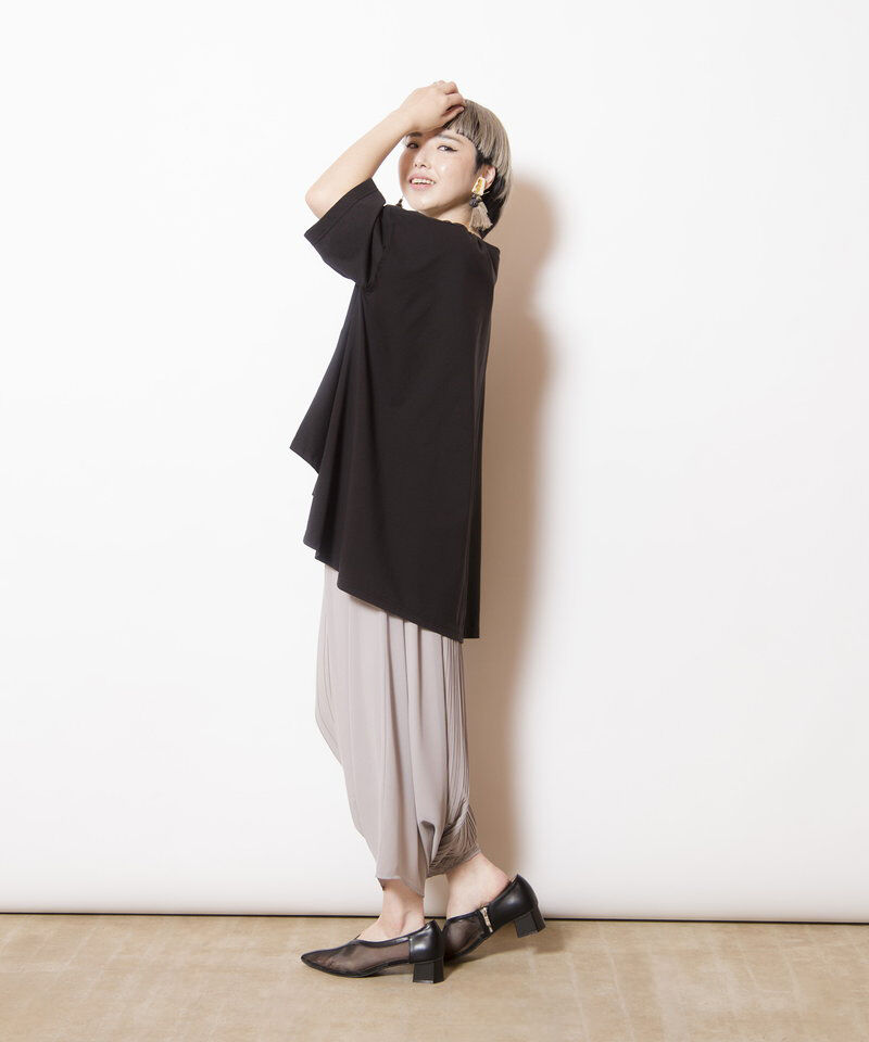  「バックフレアーTシャツ」|Tシャツ・カットソー|