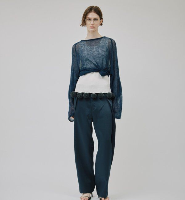  「【CEPIE./セピエ】ポンポンニットタンクトップ」|ニット・セーター|