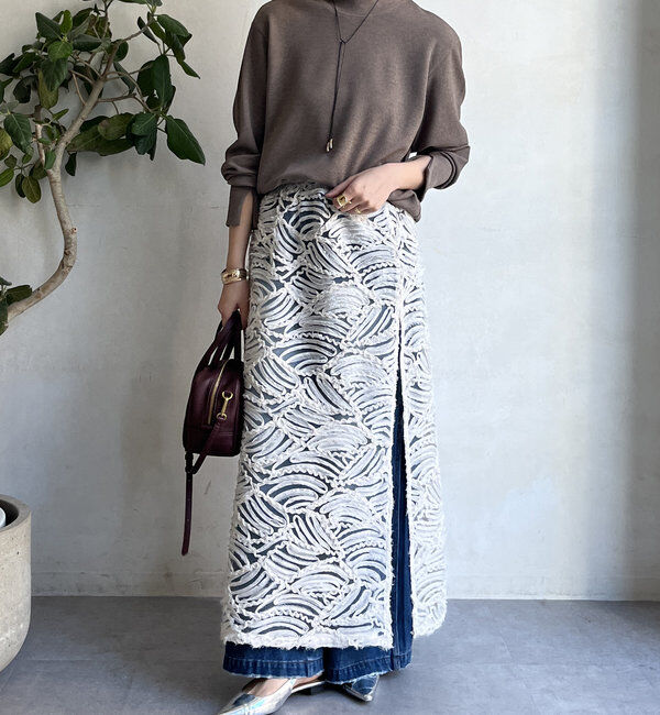  「【WEB限定】裾ラウンドカットトップス」|Tシャツ・カットソー|