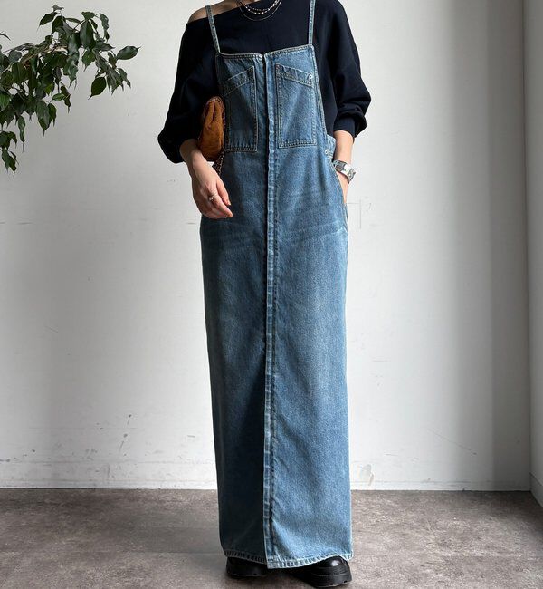  「デニムキャミジャンスカ」|ワンピース|